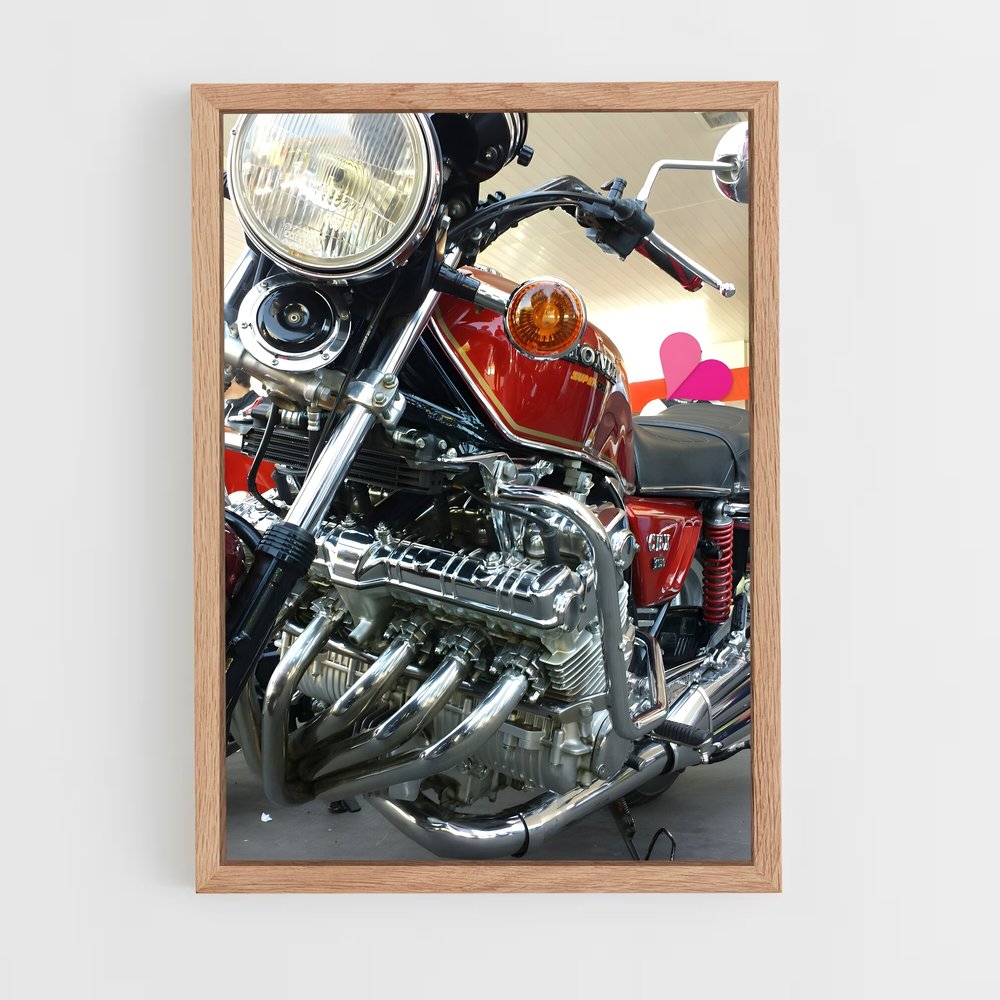 Poster Roue de la Passion – affiche Honda Moto (vue 4)