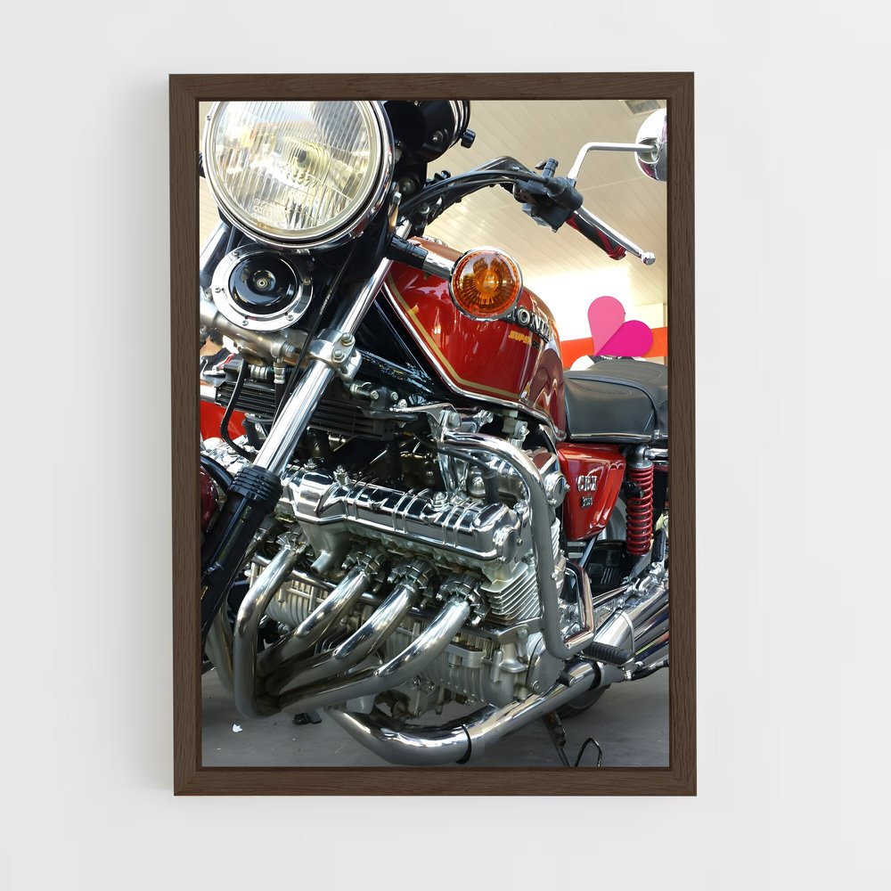 Poster Roue de la Passion – affiche Honda Moto (vue 5)