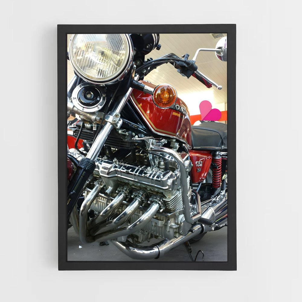 Poster Roue de la Passion – affiche Honda Moto (vue 2)
