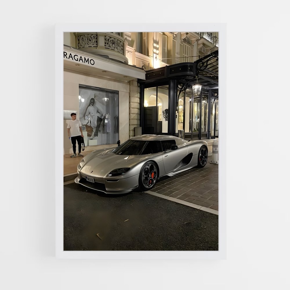 Poster Élégance urbaine citadin – affiche Koenigsegg (vue 3)