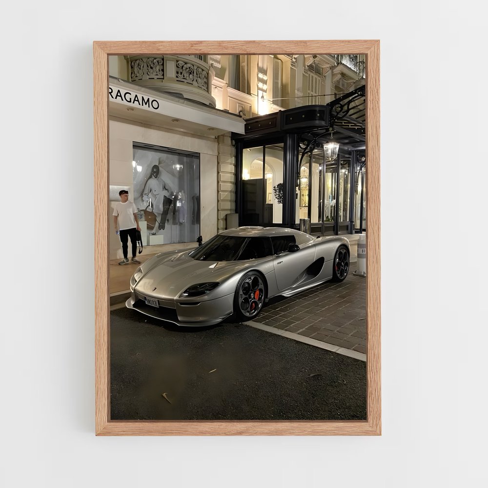 Poster Élégance urbaine citadin – affiche Koenigsegg (vue 4)