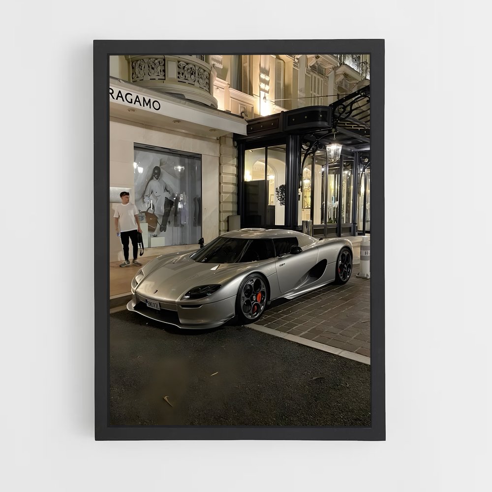 Poster Élégance urbaine citadin – affiche Koenigsegg (vue 2)