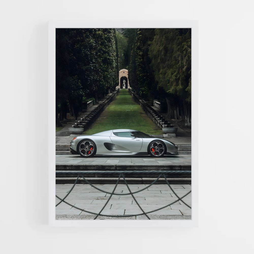 Poster beauté mécanique – affiche Koenigsegg (vue 3)