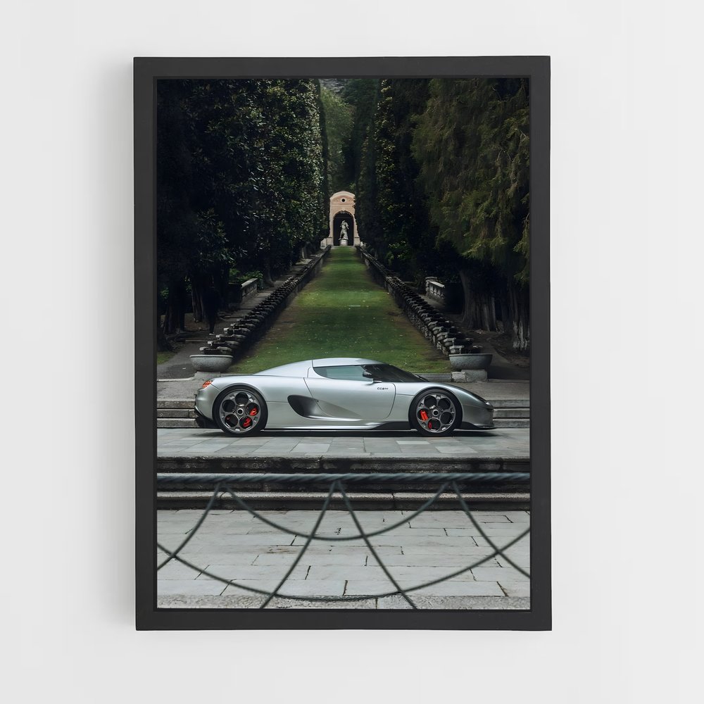 Poster beauté mécanique – affiche Koenigsegg (vue 2)