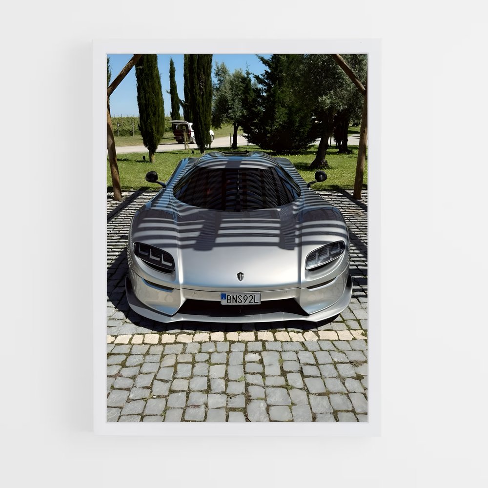 Poster suspendu métal – affiche Koenigsegg (vue 3)