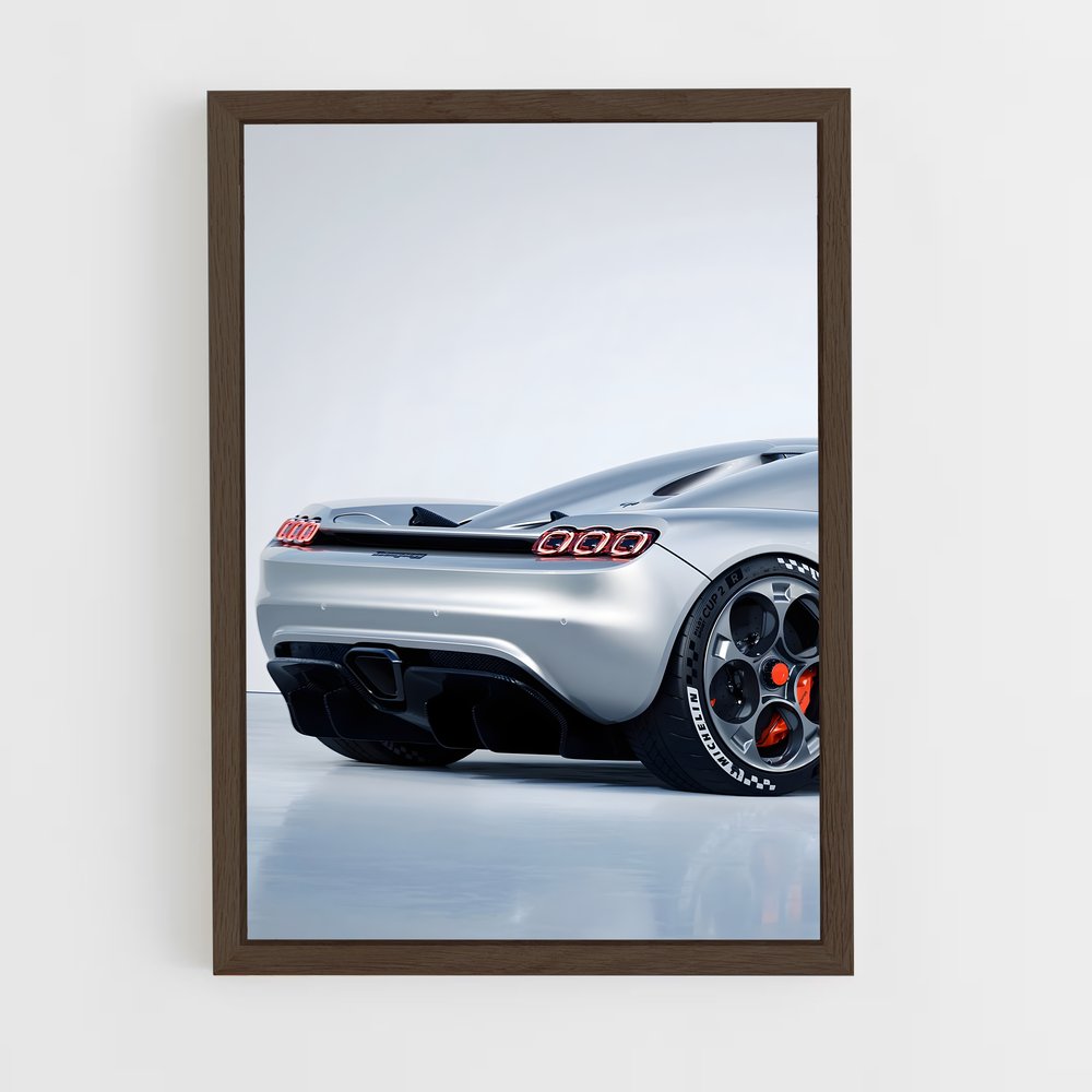 Poster Vision Futuriste Automobile Ligne épurée – affiche Koenigsegg (vue 5)