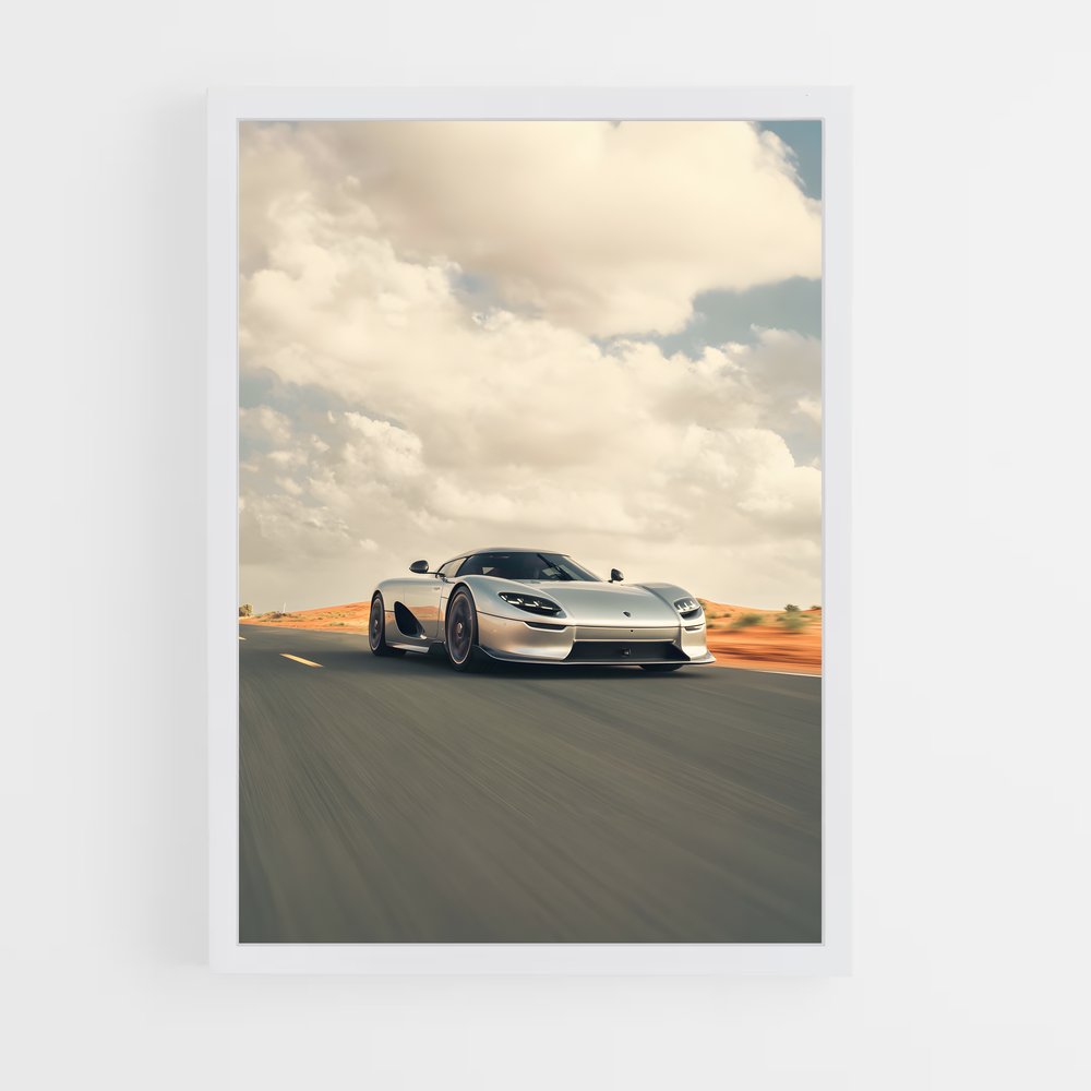 Poster Route Éthérée – affiche Koenigsegg (vue 3)