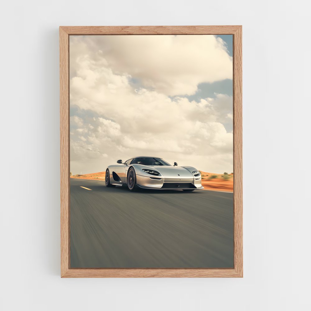 Poster Route Éthérée – affiche Koenigsegg (vue 4)