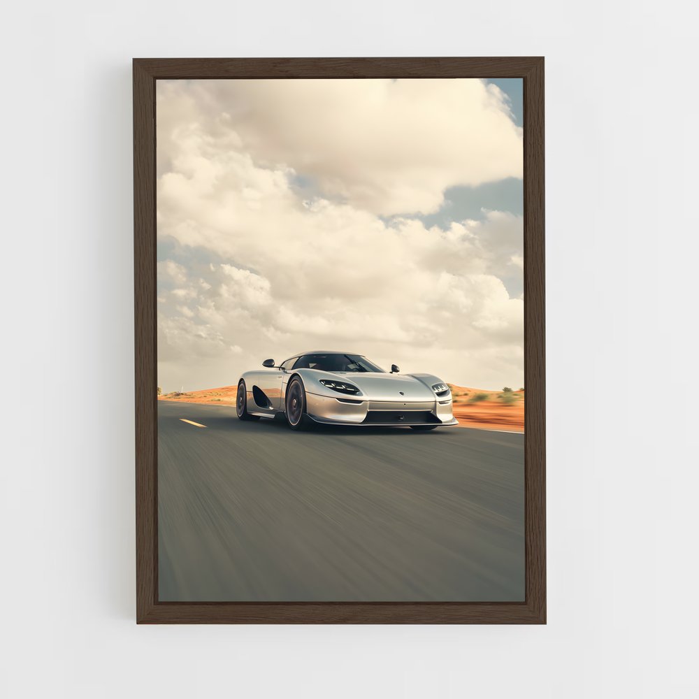 Poster Route Éthérée – affiche Koenigsegg (vue 5)