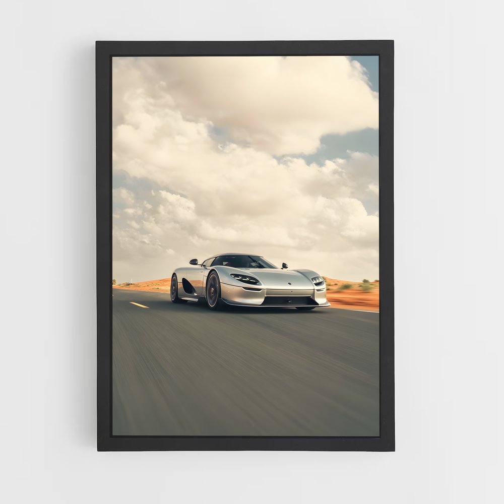 Poster Route Éthérée – affiche Koenigsegg (vue 2)