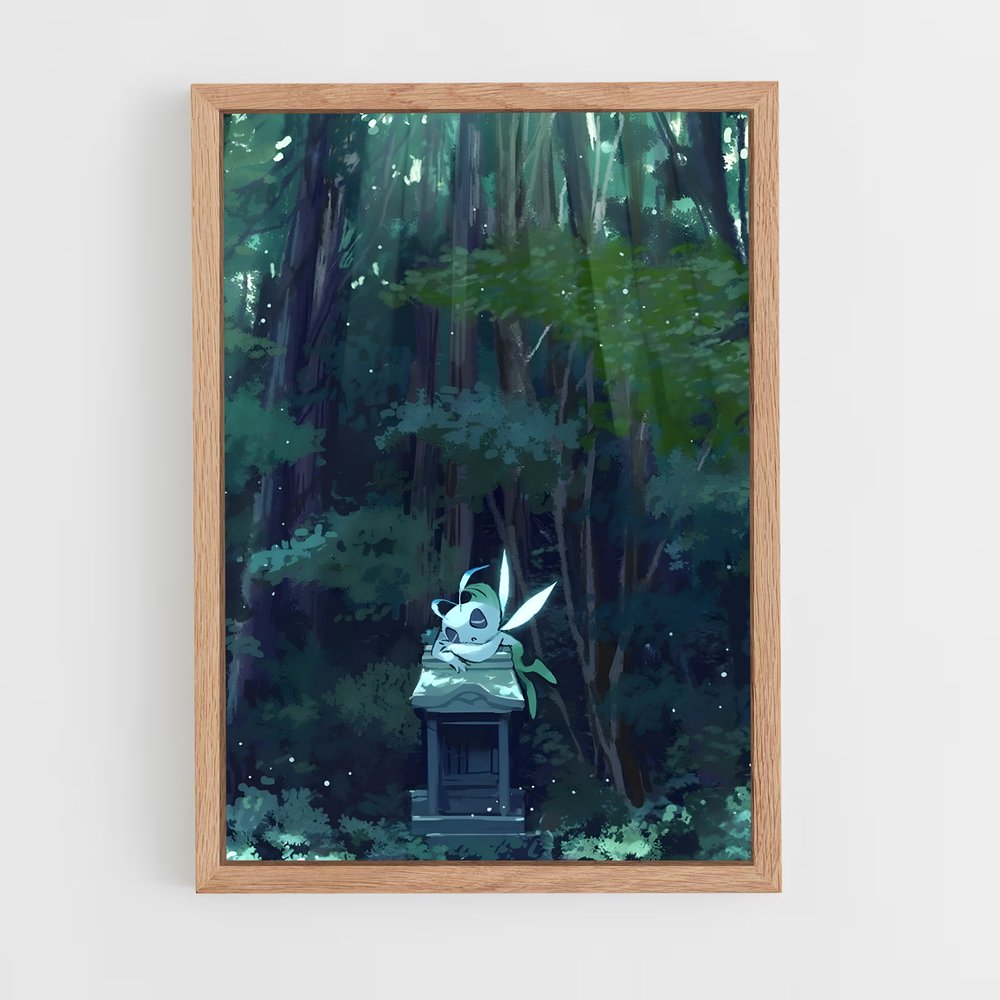 Poster L'Envol du Petit Oiseau – affiche Pokemon (vue 4)