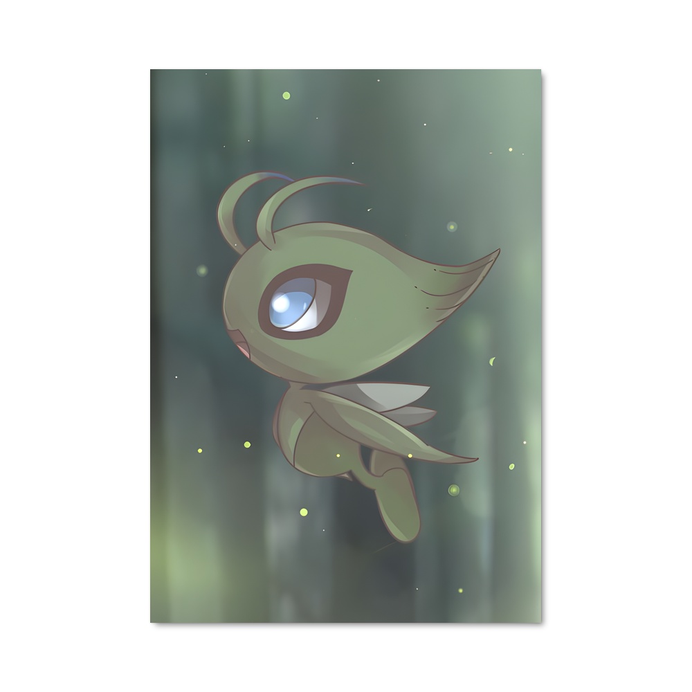 Poster Celebi L'Esprit de la Nature – affiche Pokemon