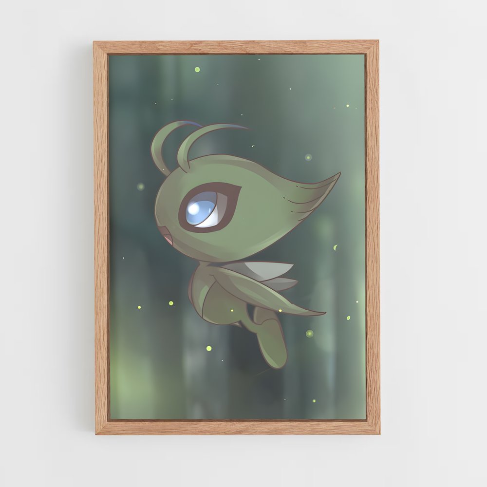 Poster Celebi L'Esprit de la Nature – affiche Pokemon (vue 4)