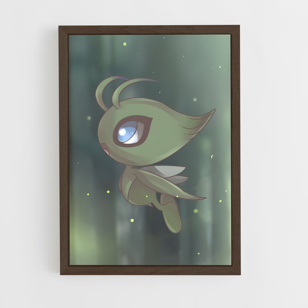 Poster Celebi L'Esprit de la Nature – affiche Pokemon (vue 5)