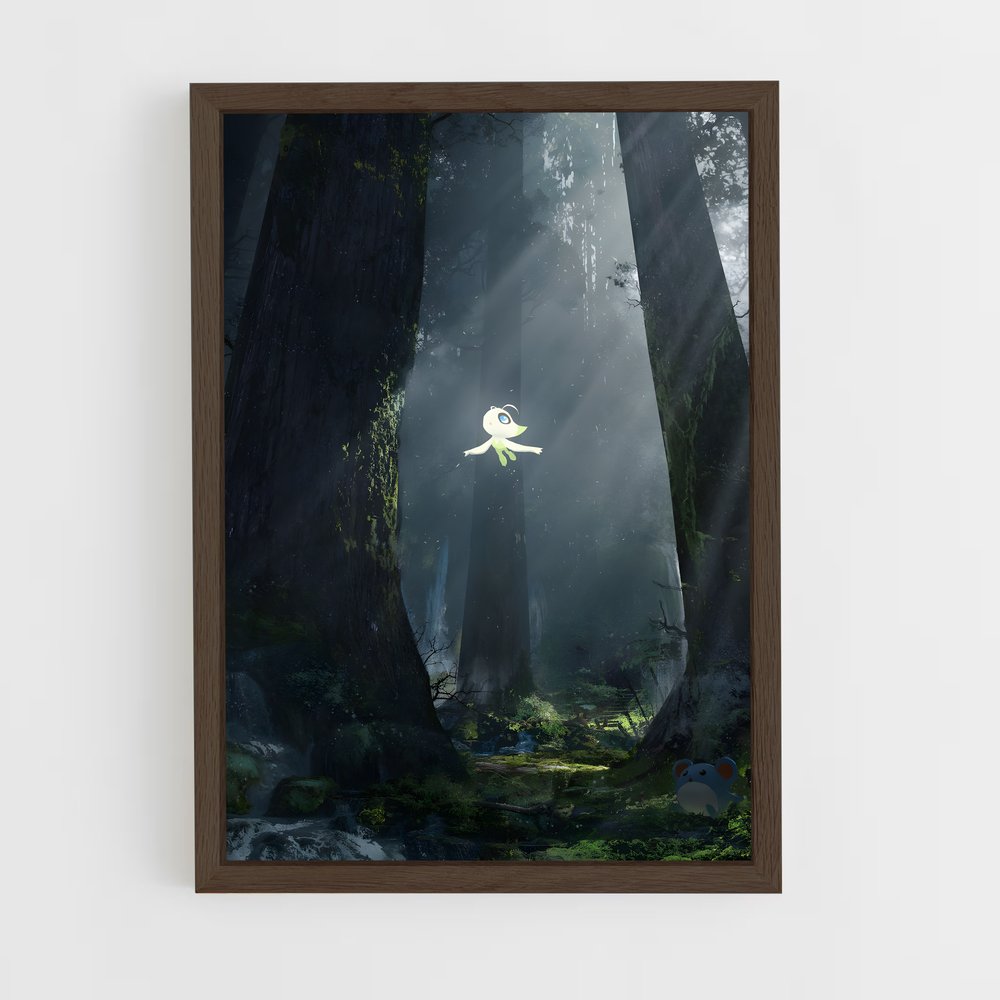 Poster Lumière dans les Bois – affiche Pokemon (vue 5)