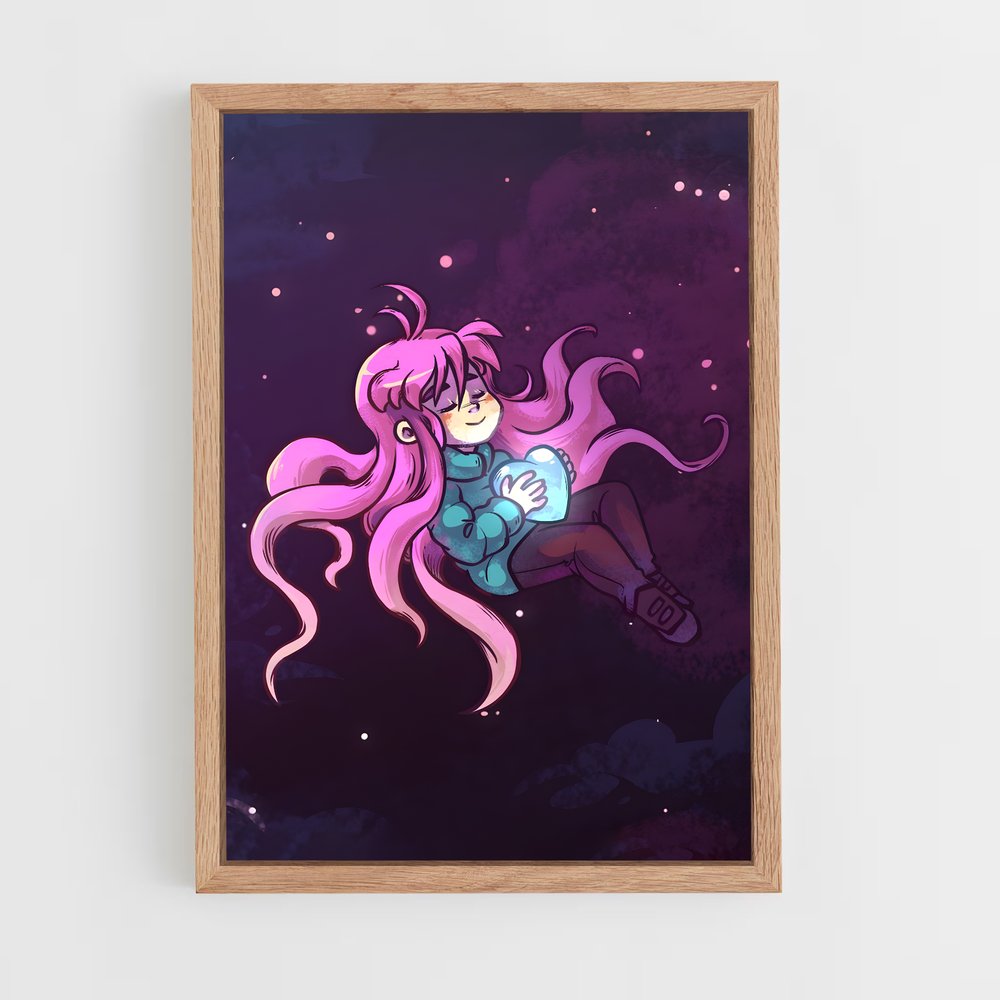Poster Rêve Rosé – affiche Celeste (vue 4)