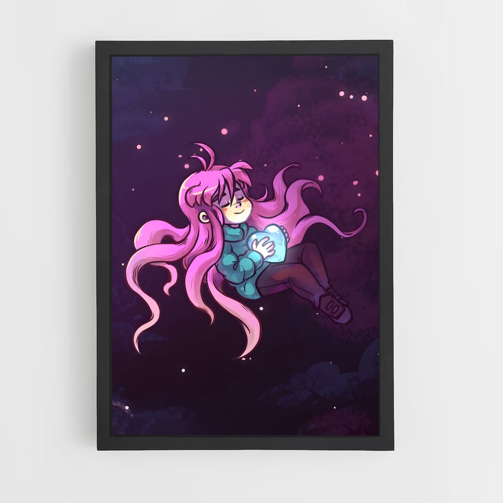 Poster Rêve Rosé – affiche Celeste (vue 2)