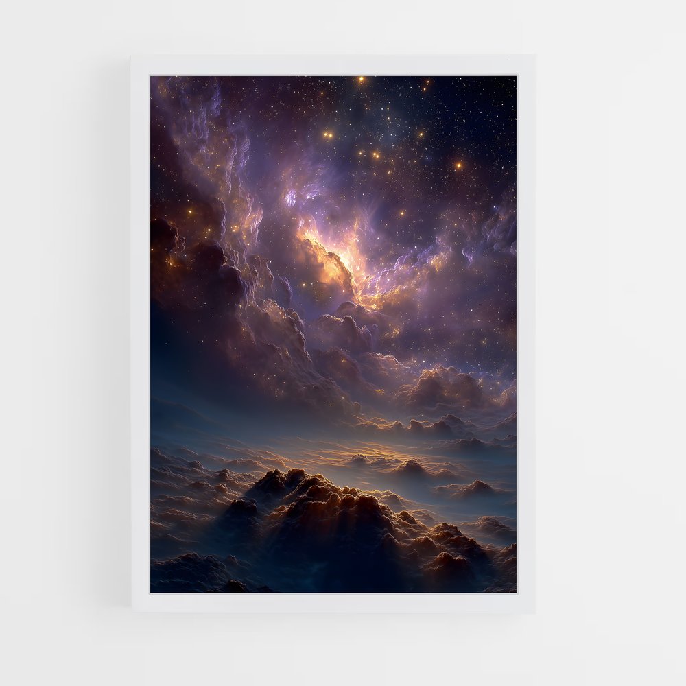 Poster Étoiles Enchantées – affiche Constellations (vue 3)