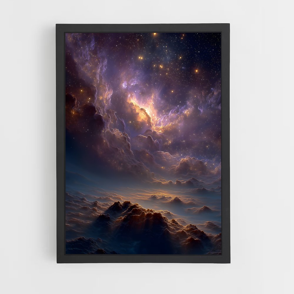 Poster Étoiles Enchantées – affiche Constellations (vue 2)