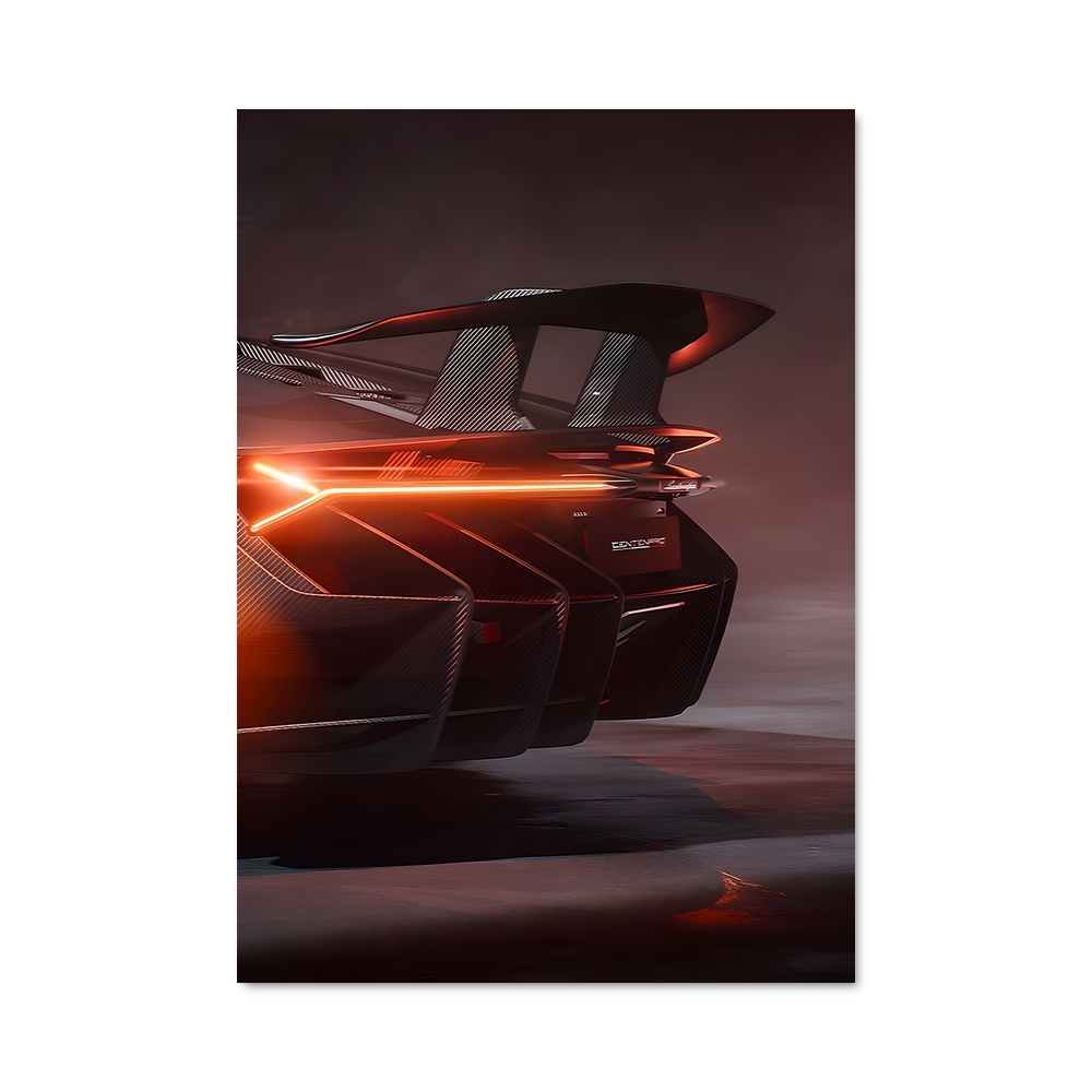 Poster Futuriste Lamb Unveiled