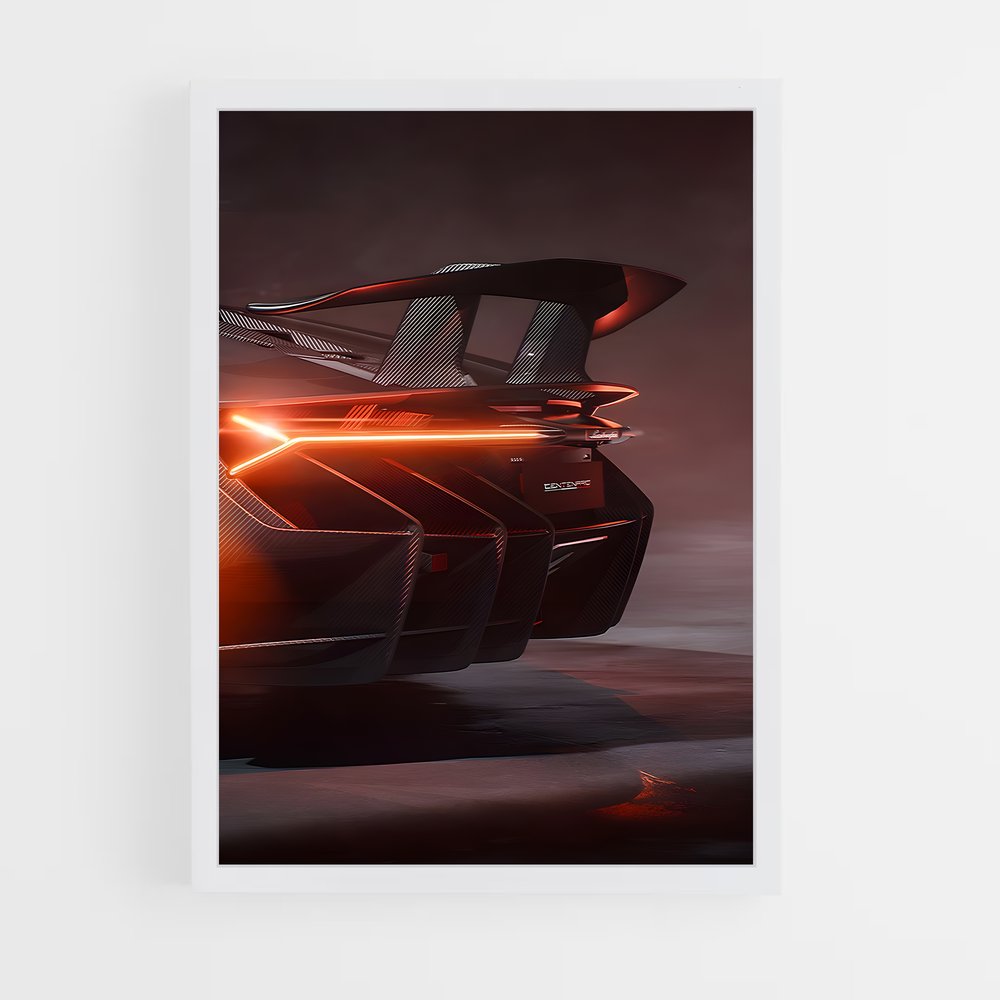 Poster Futuriste Lamb Unveiled – affiche Lamborghini (vue 3)