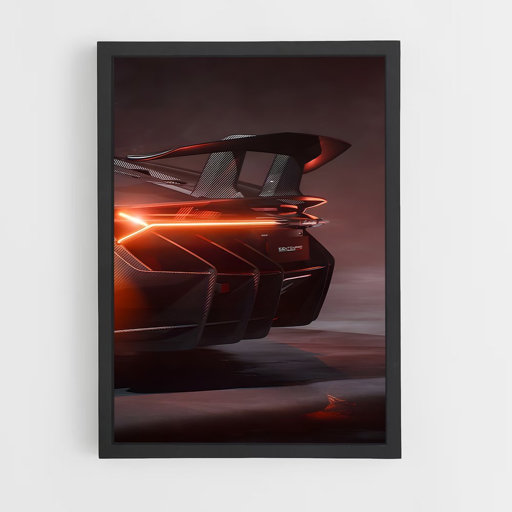 Poster Futuriste Lamb Unveiled – affiche Lamborghini (vue 2)