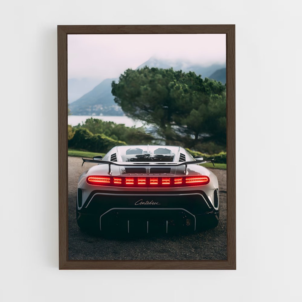 Poster Centodieci Route – affiche Bugatti (vue 5)