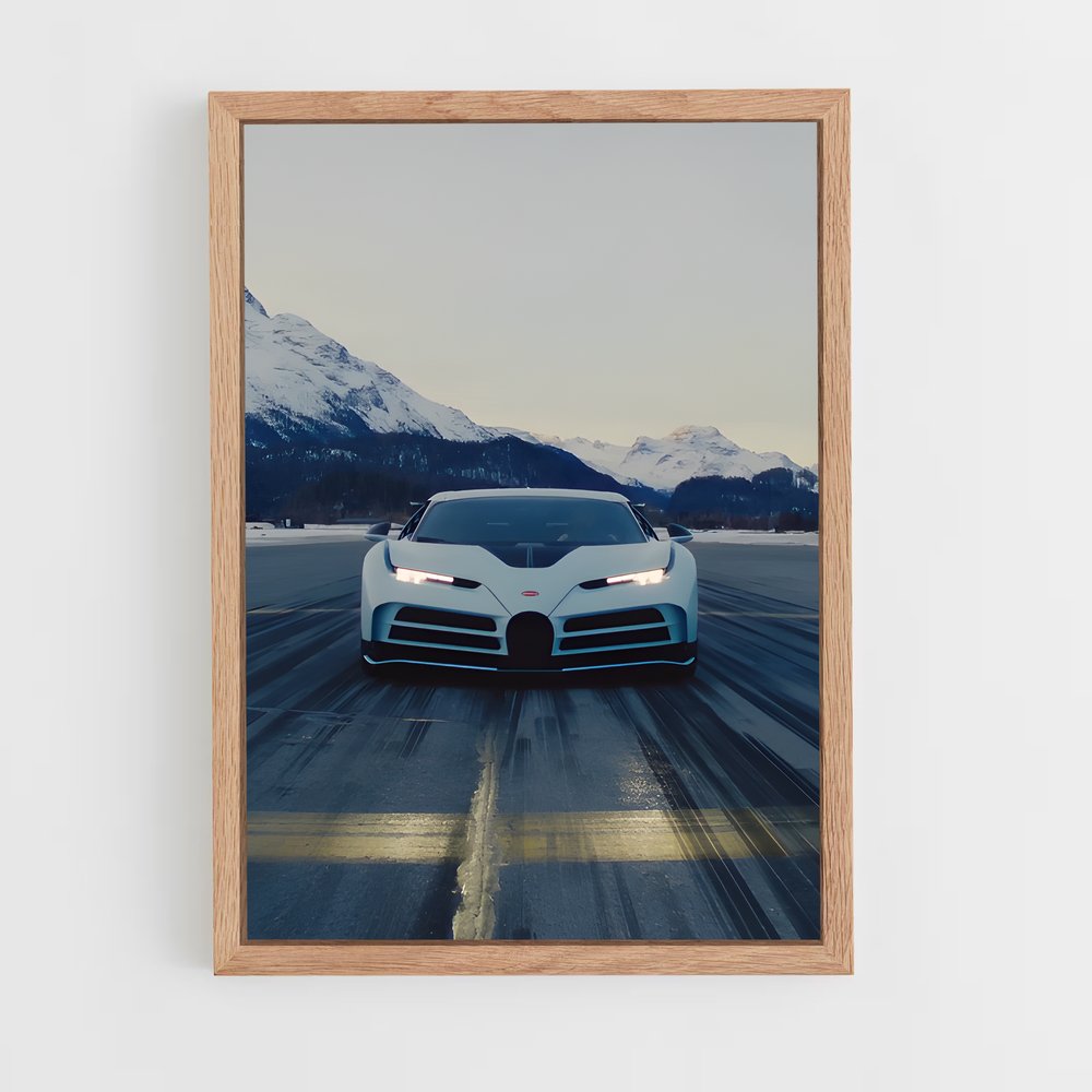 Poster Centodieci Routes – affiche Bugatti (vue 4)