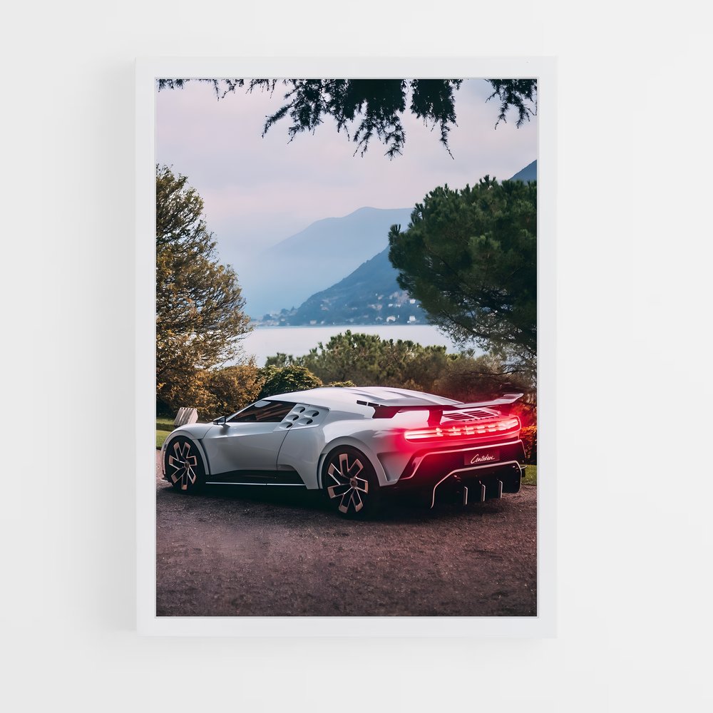 Poster Sérénité Automobile – affiche Bugatti (vue 3)