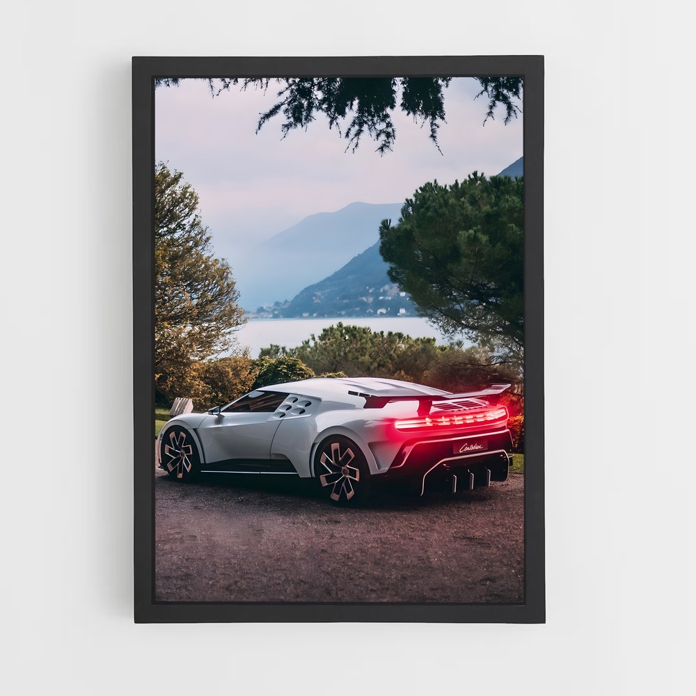 Poster Sérénité Automobile – affiche Bugatti (vue 2)