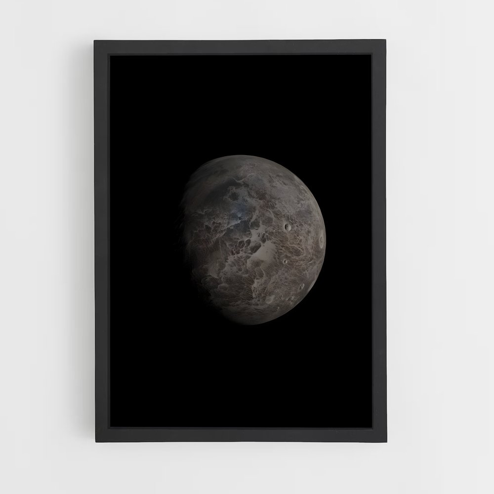 Poster L'Essence Lunaire – affiche Système solaire (vue 2)