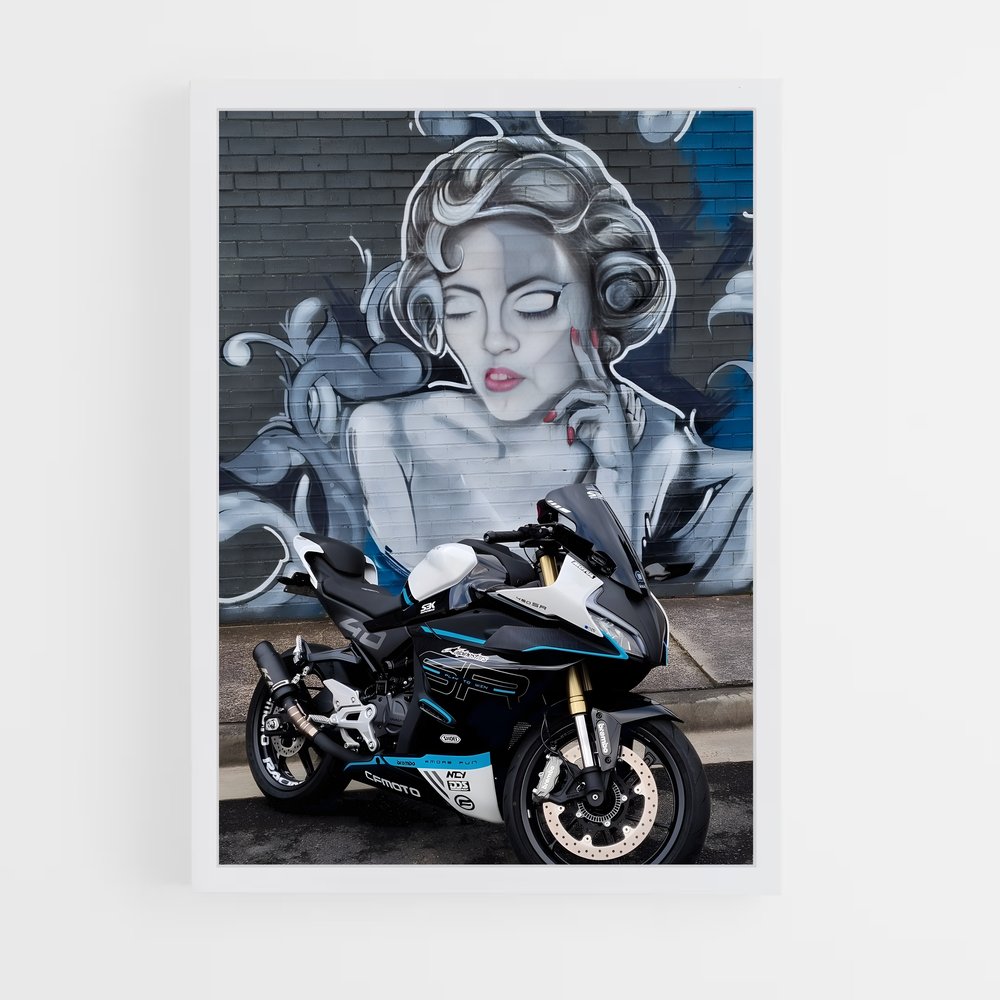 Poster Graffiti Ride – affiche CFMOTO (vue 3)