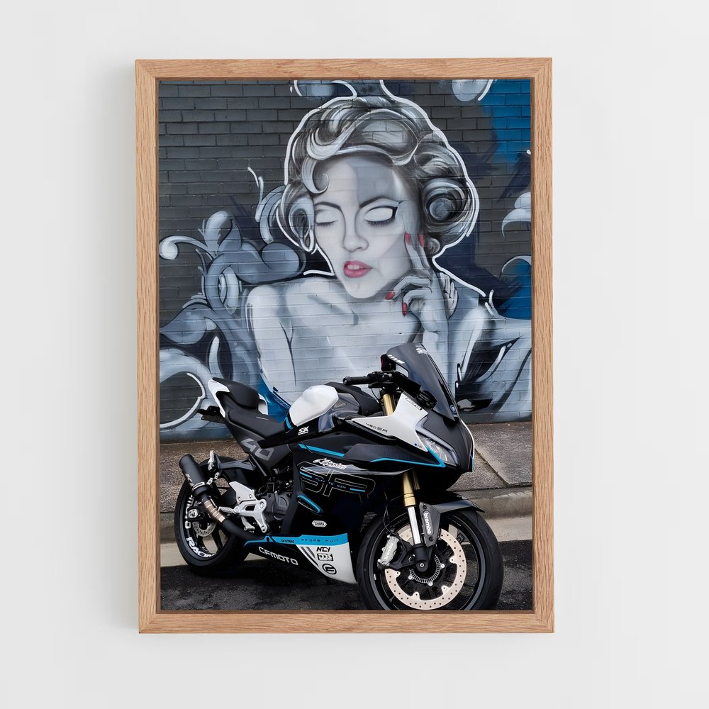 Poster Graffiti Ride – affiche CFMOTO (vue 4)