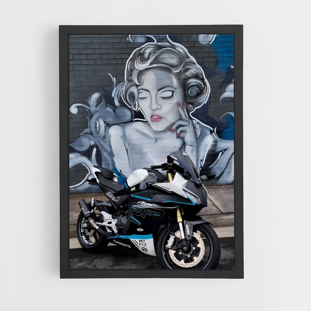 Poster Graffiti Ride – affiche CFMOTO (vue 2)