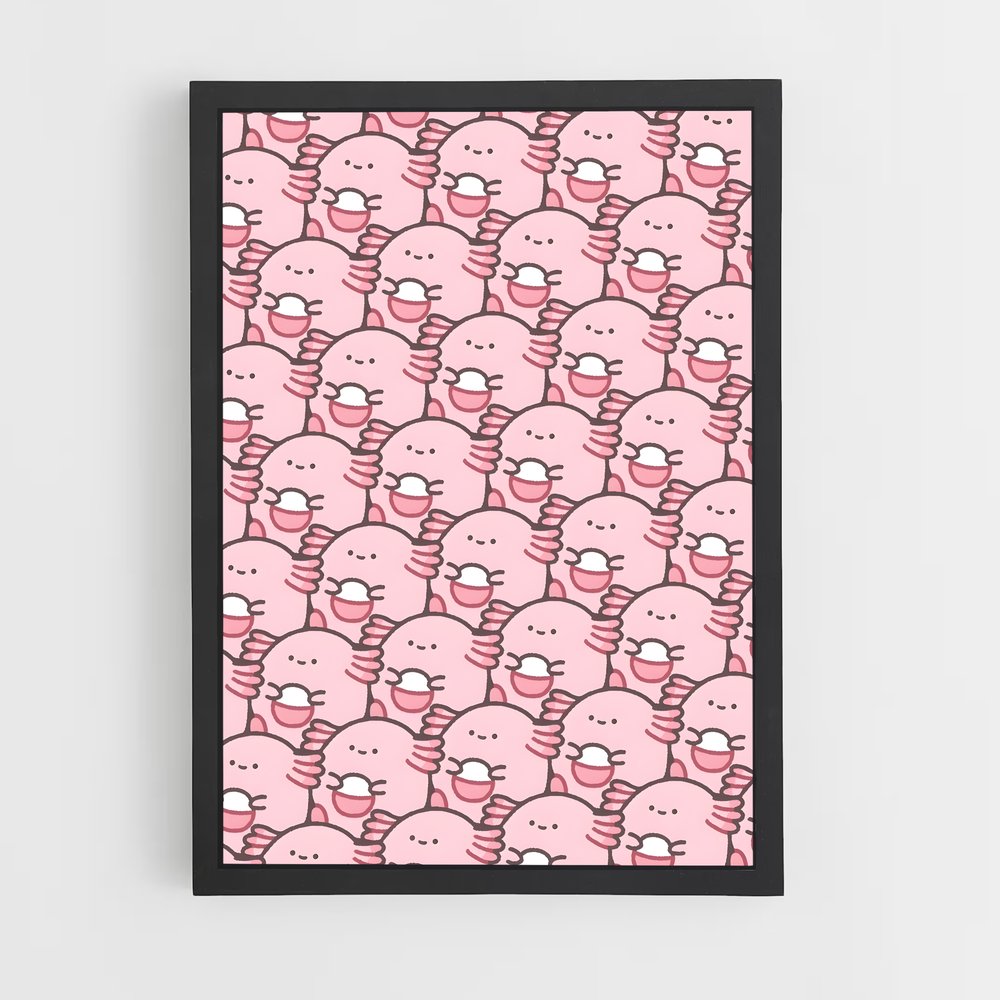Poster Chats en Fête – affiche Pokemon (vue 2)