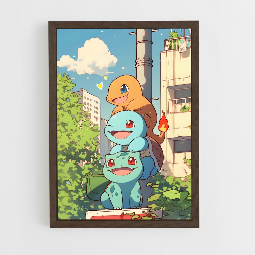 Poster Flamme de Charme – affiche Pokemon (vue 5)