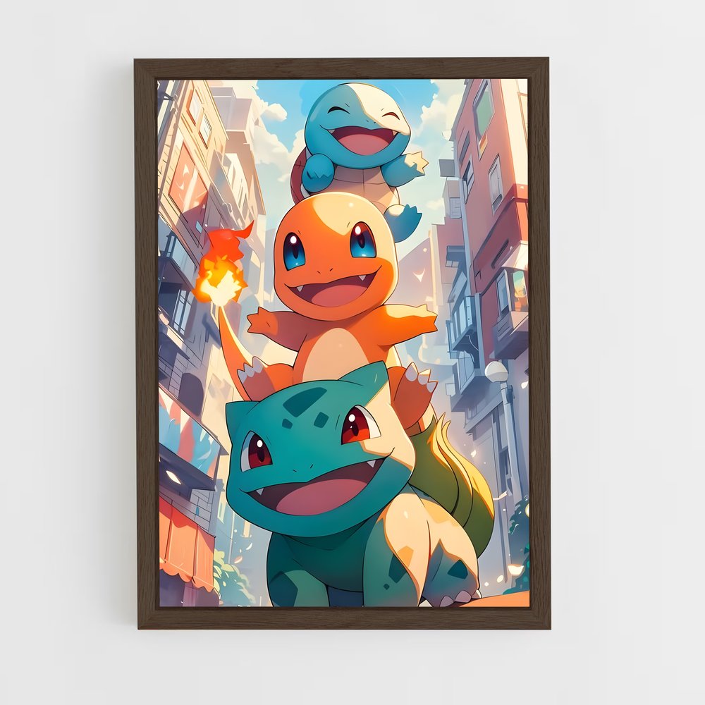 Poster Flamme de Charizard – affiche Pokemon (vue 5)