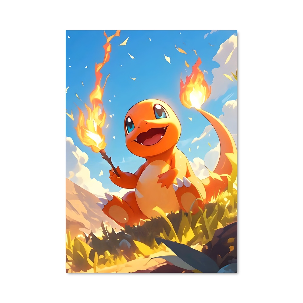 Poster Charmeleon en Action – affiche Pokemon