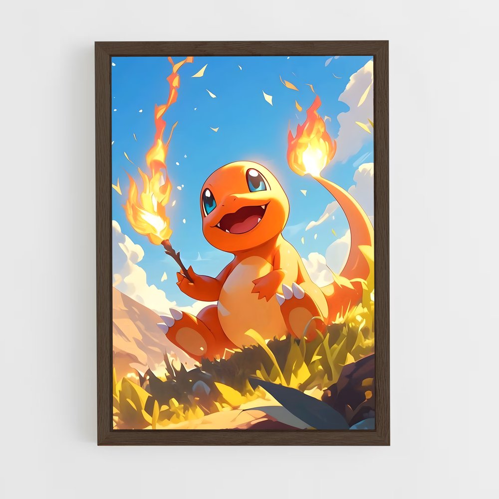 Poster Charmeleon en Action – affiche Pokemon (vue 5)