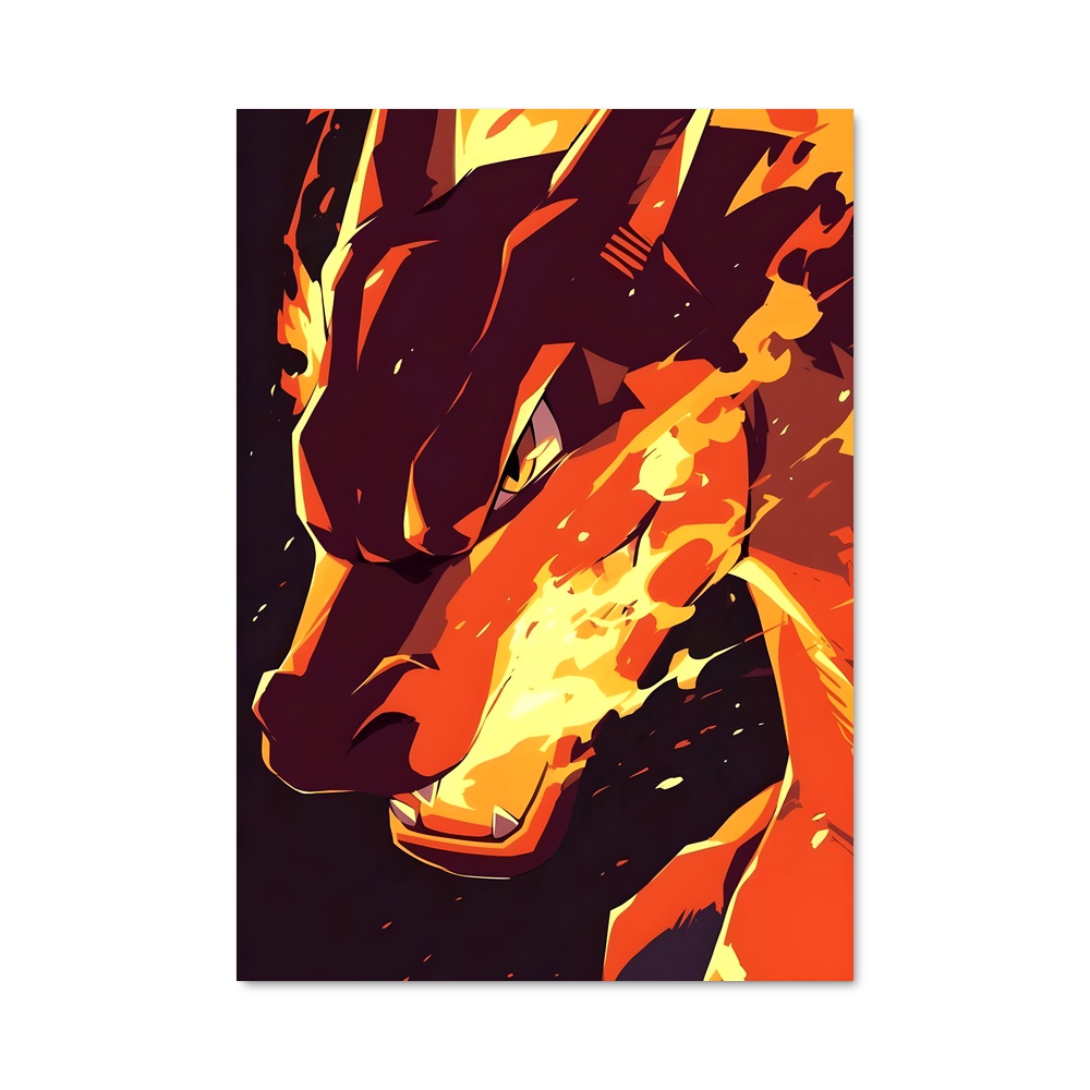 Poster Charmeleon Votre – affiche Pokemon