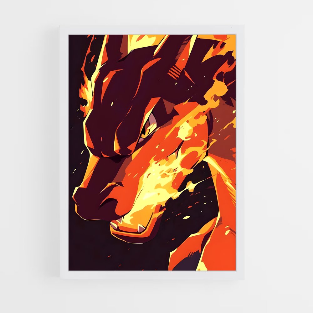 Poster Charmeleon Votre – affiche Pokemon (vue 3)