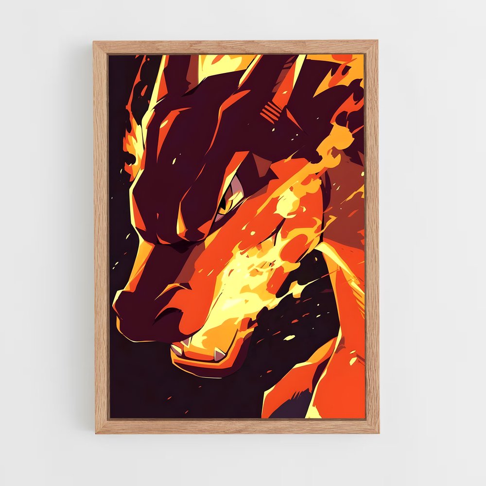 Poster Charmeleon Votre – affiche Pokemon (vue 4)