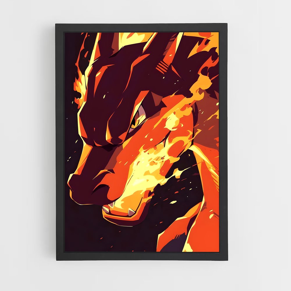 Poster Charmeleon Votre – affiche Pokemon (vue 2)