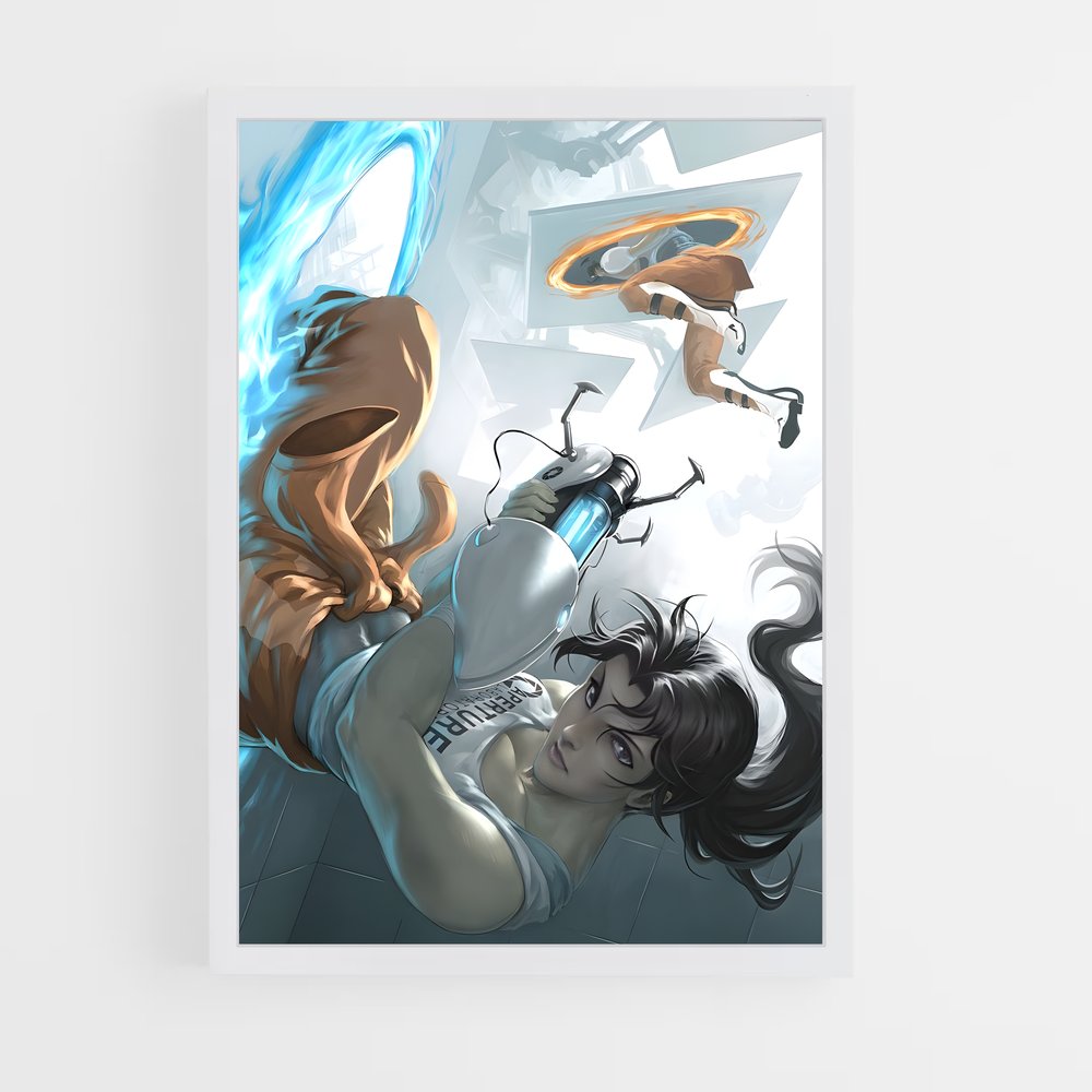 Poster Flamme Envoûtante – affiche Portal (vue 3)