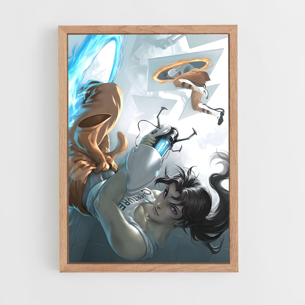 Poster Flamme Envoûtante – affiche Portal (vue 4)
