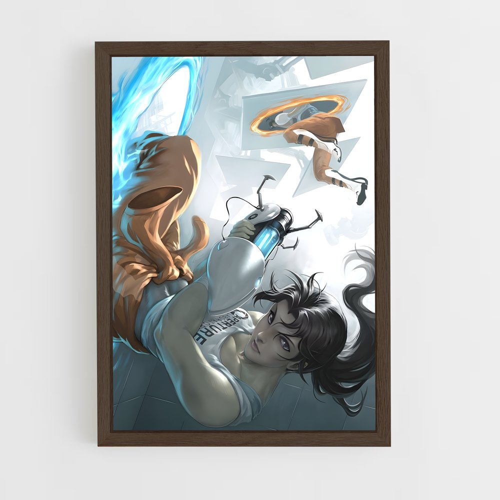 Poster Flamme Envoûtante – affiche Portal (vue 5)