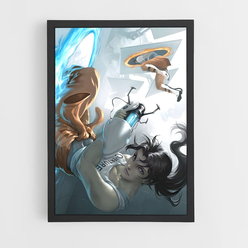 Poster Flamme Envoûtante – affiche Portal (vue 2)
