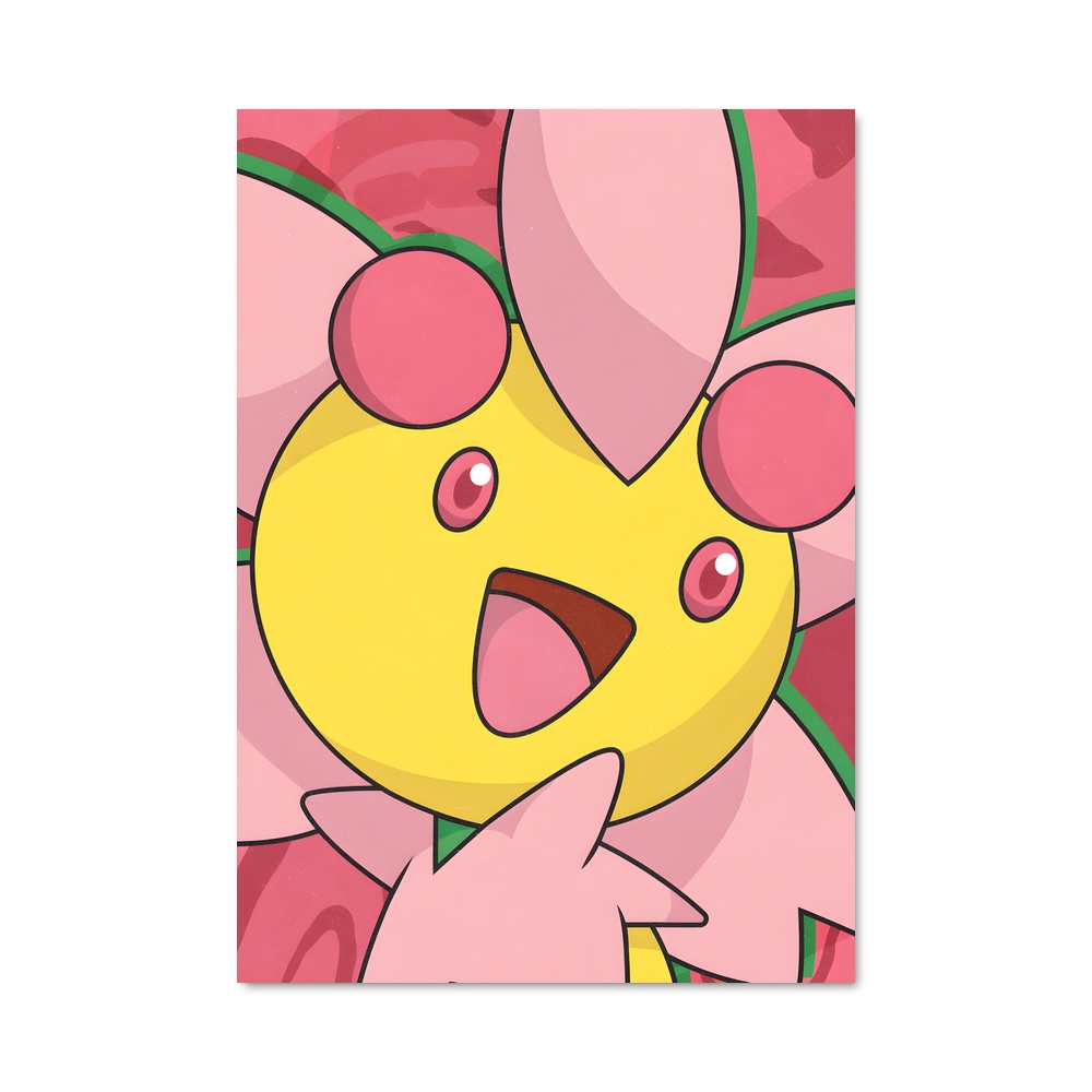 Poster Cherrim en Fleurs – affiche Pokemon