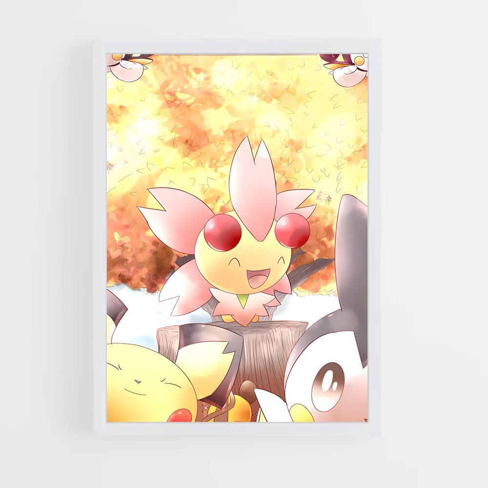 Poster Cherrim Éclatant – affiche Pokemon (vue 3)