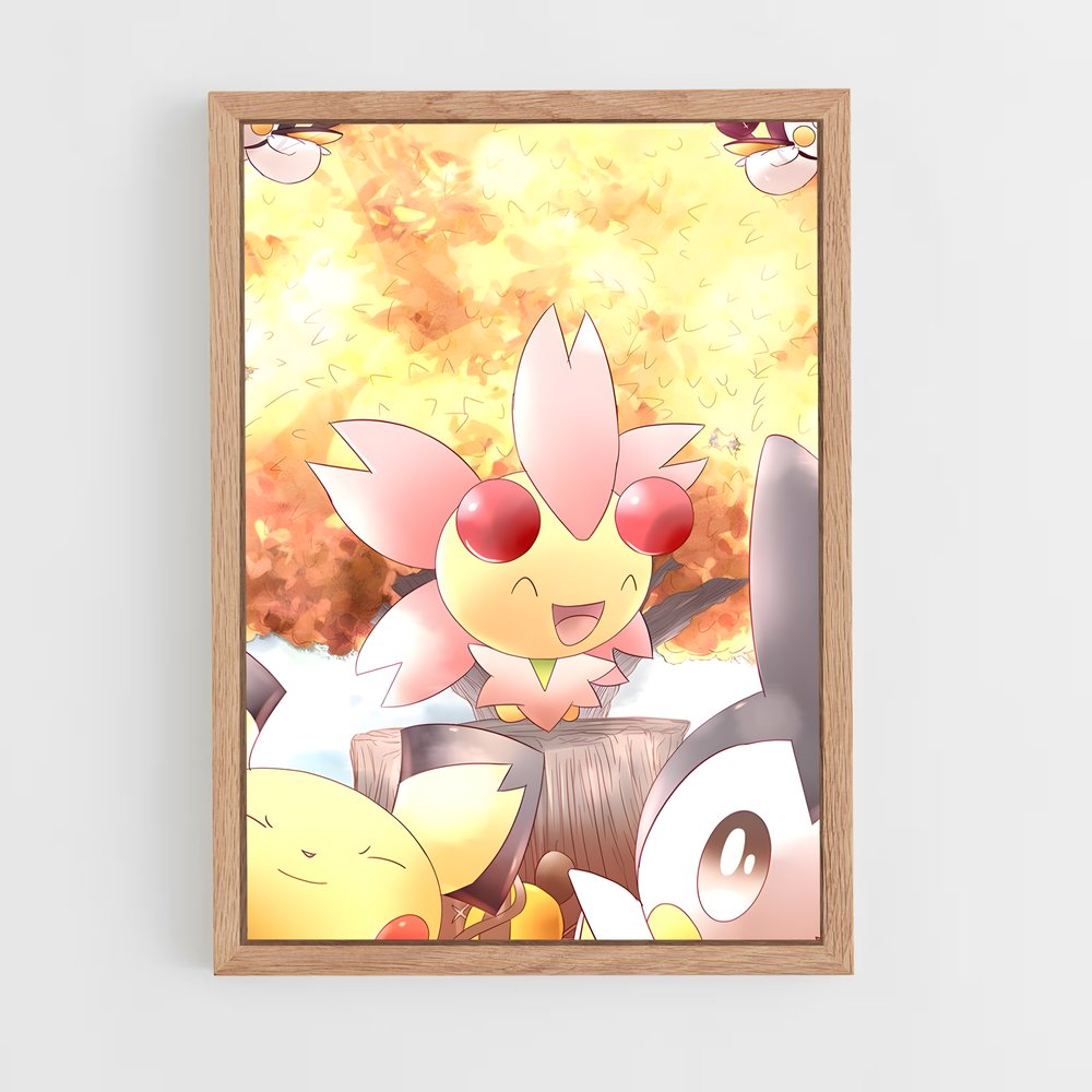 Poster Cherrim Éclatant – affiche Pokemon (vue 4)